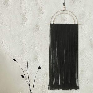 BOHO Half Moon Fringe Macrame Wall Hanging Decor